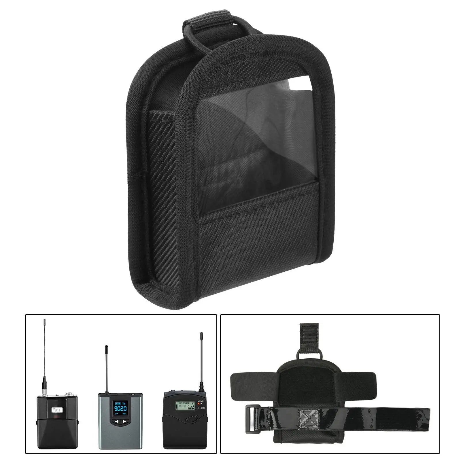 

Держатель передатчика Bodypack Регулируемый нейлоновый чехол для аксессуаров для гитаристов, сценического выступления