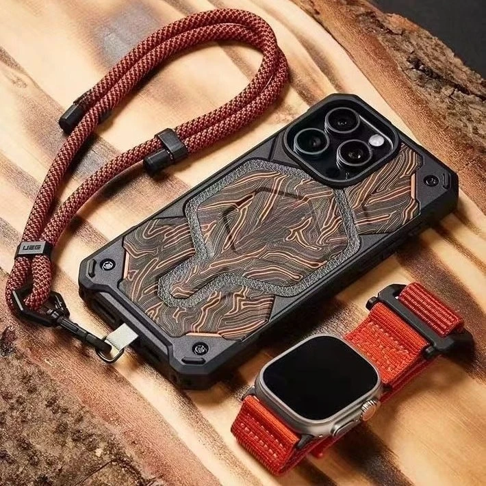 

Роскошный прочный чехол Pathfinder MagSafe для Apple iPhone 15 16 Pro Max 13 12 14 Plus 14Pro 15 Pro MageSafe с магнитным противоударным чехлом