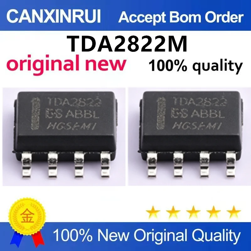 （5pcs-10pcs）Brand new original direct insertion TDA2822M DIP-8 12V dual audio power amplifier