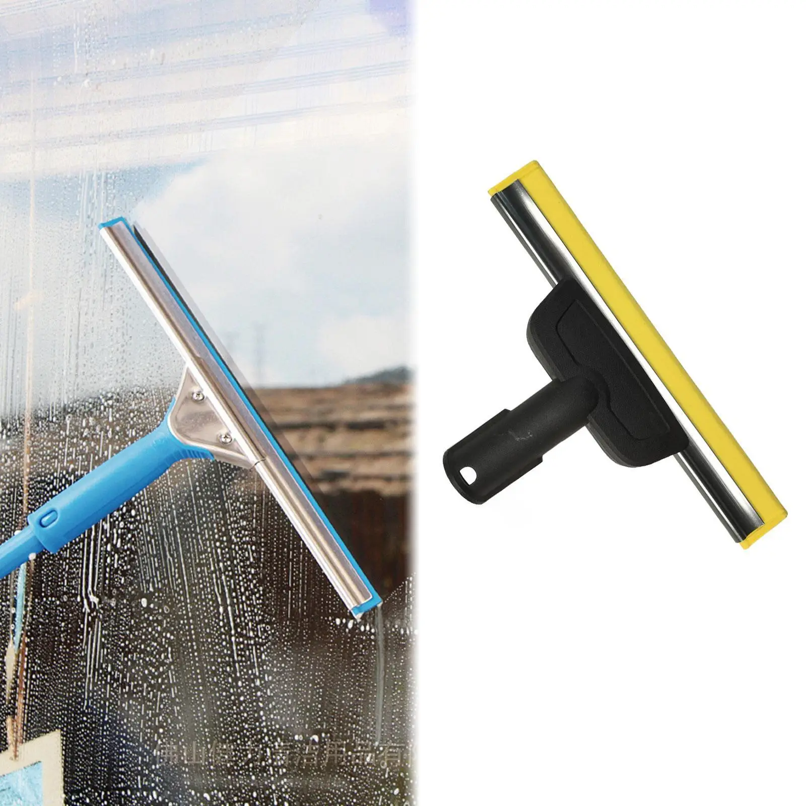 Glass Squeegee Head Cleaner Parts, Mirror Cleaning Attachment Window Scraping Accessory for SC Series