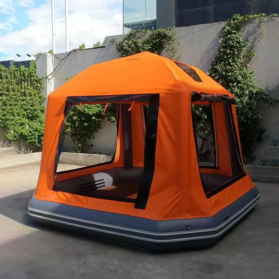 

Ice fishing tent Large luxury outdoor camping Foldable inflatable fishing boat tent