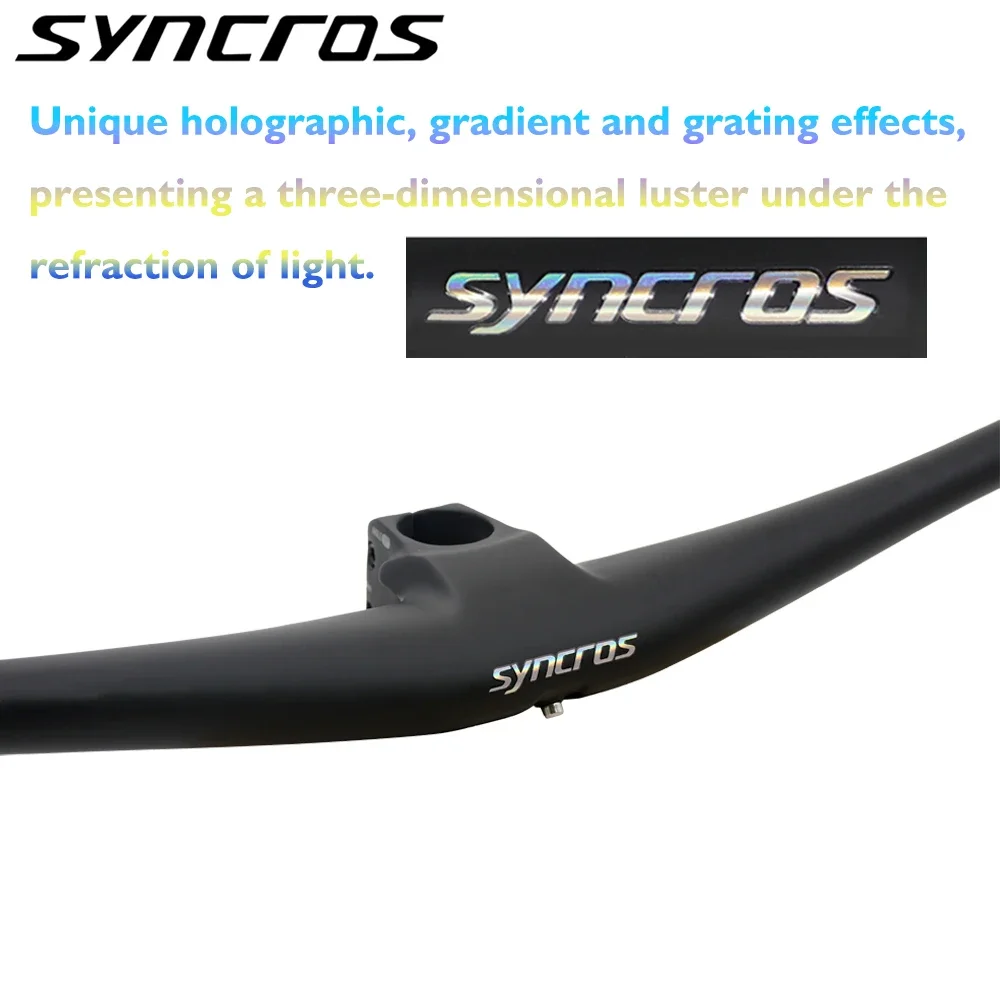 SYNCROS HIXON IC SL Integrated Cockpit Carbon Fiber MTB Handlebar 4°/5° 15/25mm Mini Rise 40/50mm Stem All Mountain Cycling XC - view 2