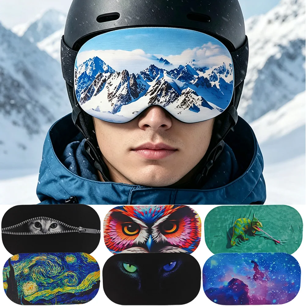Quick‑Release Pocket‑Friendly Ski Goggle Protector, Casual Pro Skiers, Snow Mountain Sport Operate Easily With Gloves On