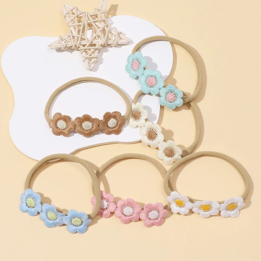 Baby Mädchen Stirnband Neugeborene elastische Blume Kleinkind Haarband süße Kinder Kopf bedeckung