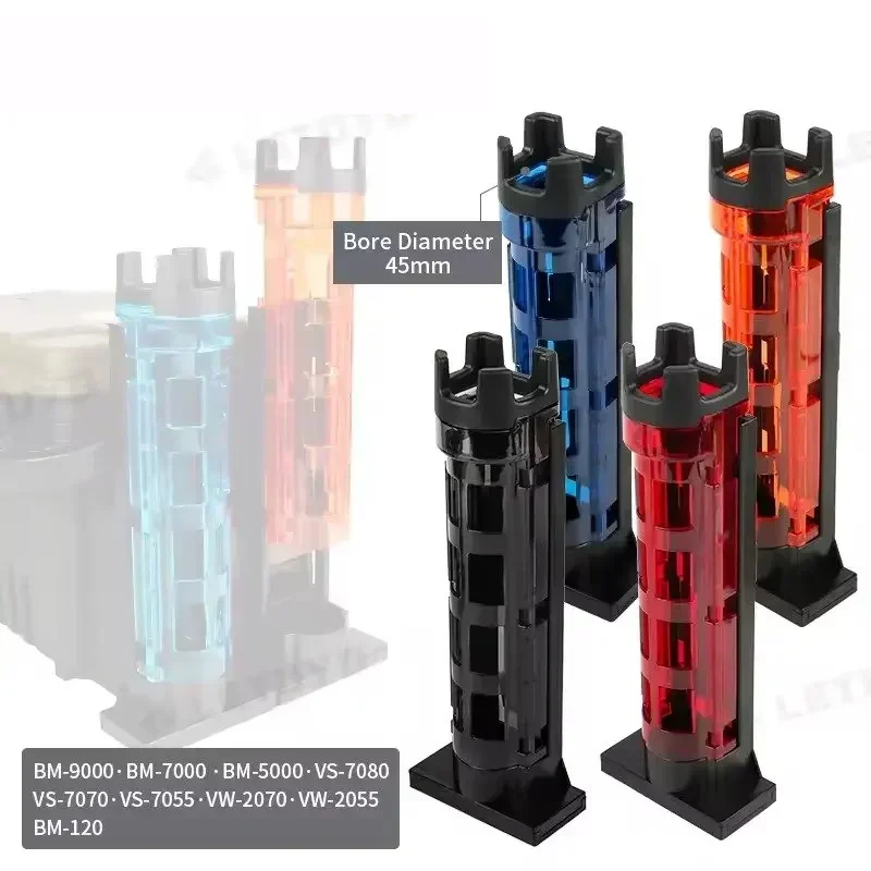 

Plastic Fishing Rod Stand Detachable Fishing Box Rod Display Bracket Adjustable Portable Durable Snap Design for Angler Supplies