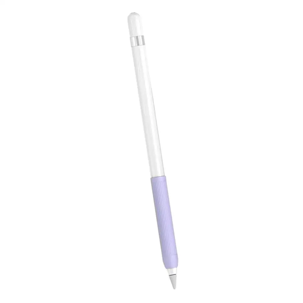Suporte de aperto de lápis de silicone 1x para apple pencil 1st e 2nd gen ar. 9 "2020, 10.2, 9.7, .5/ 11/12.9/9.7, 2019/2018 lápis