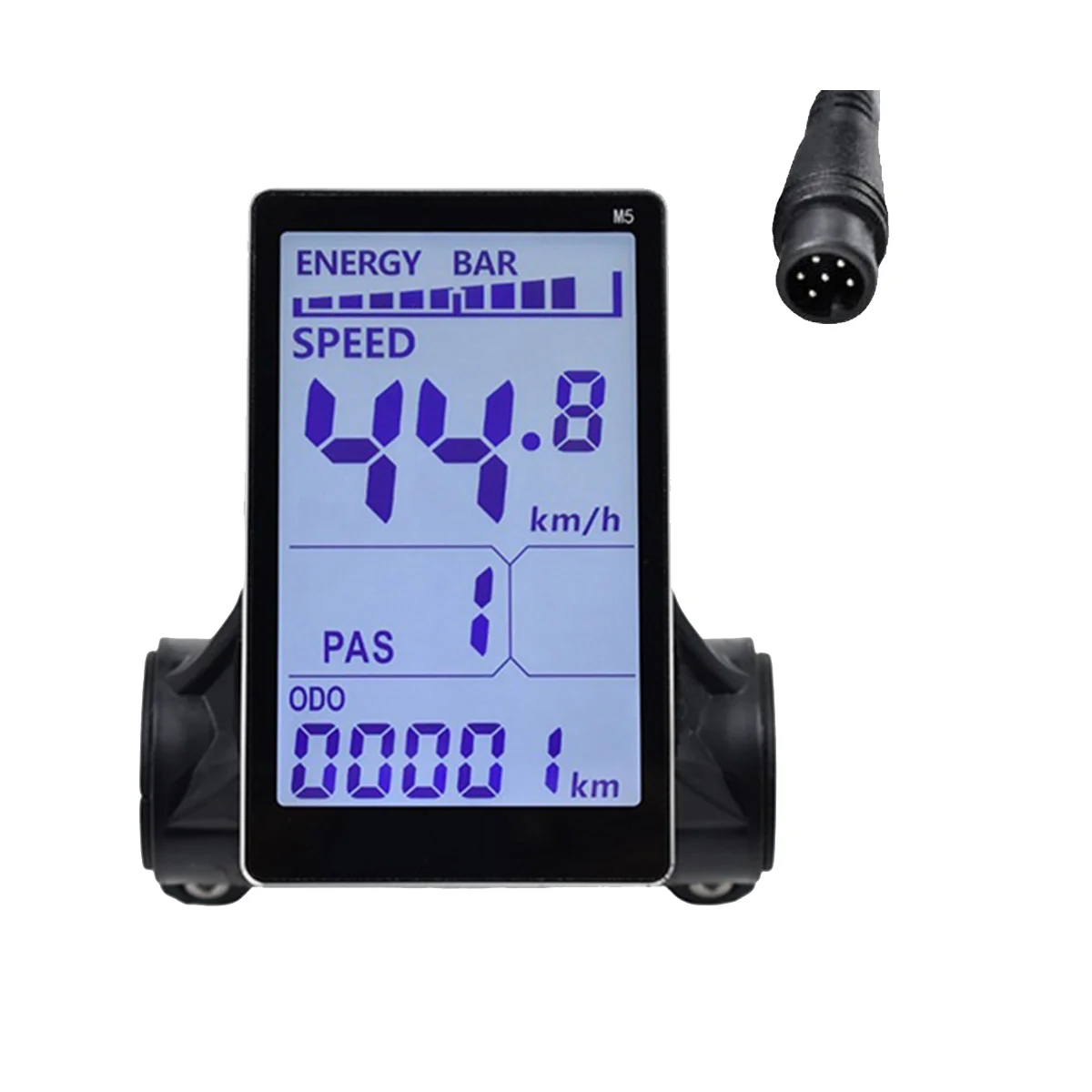 

M5 Electric Bike LCD Display Meter 24V 36V 48V 60V E Scooter LCD Panel Screen for Mountain Electric Bike(6PIN)