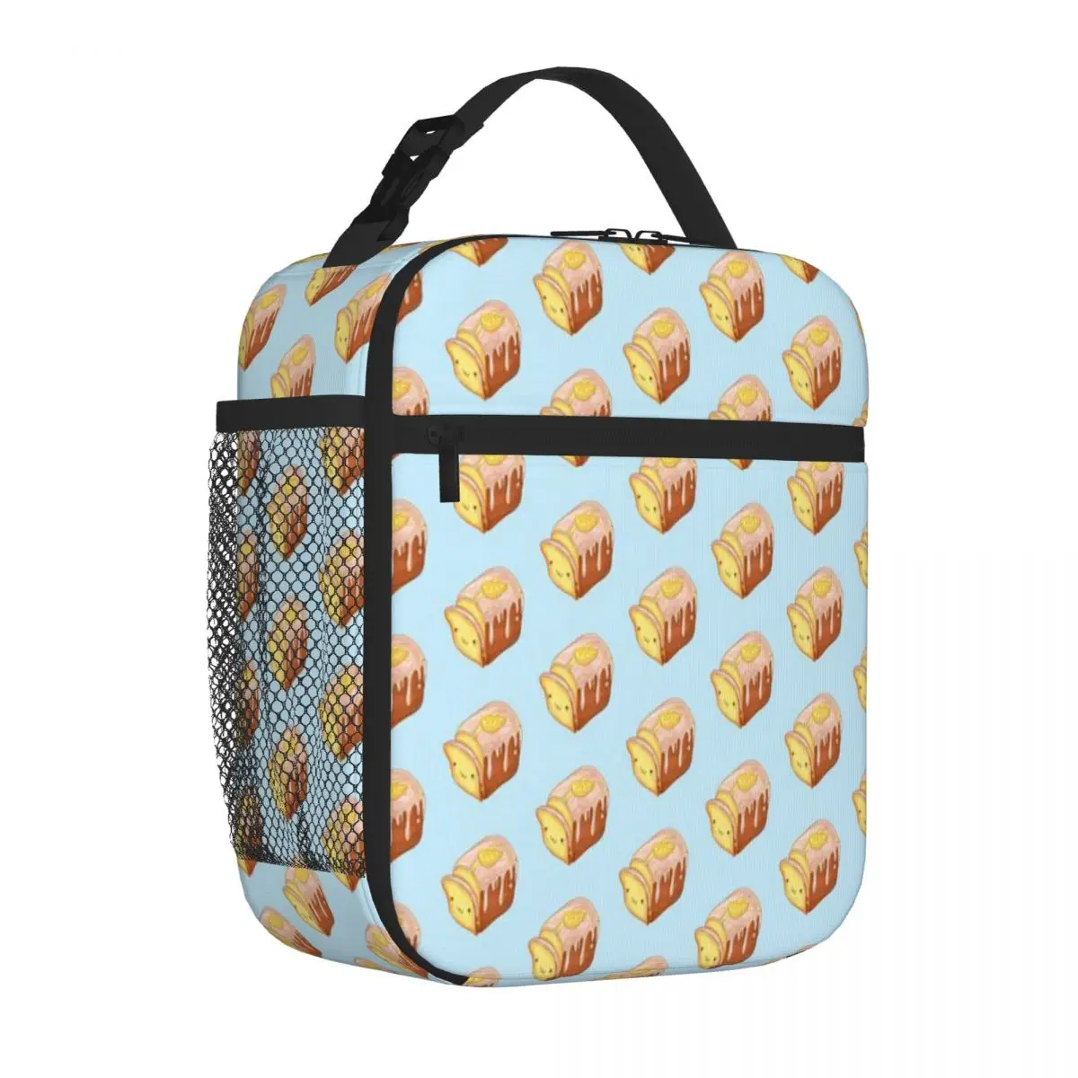 Hot Sale Lemon Bread Shoulder Style Leakproof Lunch Bag Lawn Dining Cooler Tote