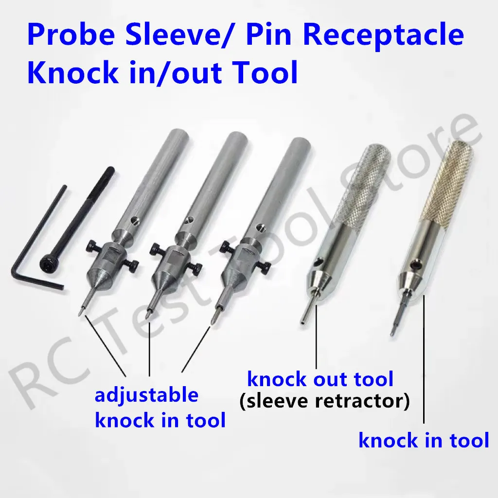 

1PCS R125MIL R100MIL R75MIL R50MIL Probe Socket Probe Receptacle Pin Sleeve Retractor Knock in or knockout Needle Sleeve Puncher