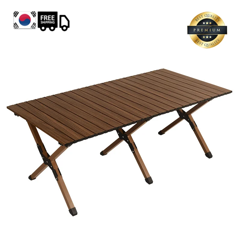 [국내배송] 카본 스틸 접이식 테이블 비치 가구 스타일 심플 캠핑 접이식 테이블