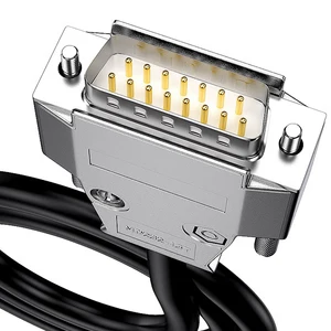 産業用DB9 DB15 DB25シングルヘッドシリアルポートワイヤ銅メッキ9/15/25ピン端子コネクタDB9/15/25接続ライン 10ベストセールス25ピンコネクタ-10