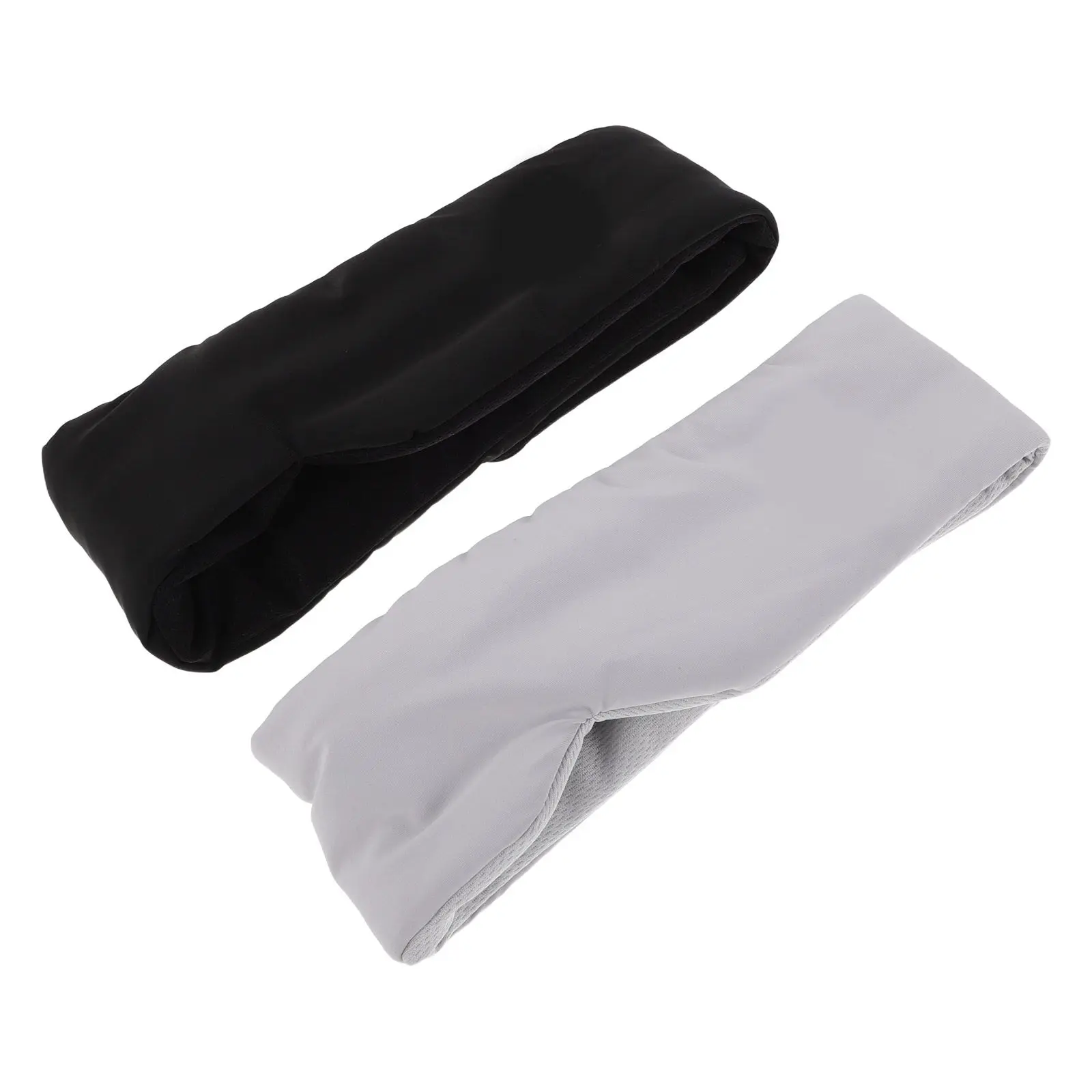 2Pcs Sleep Mask Blackout Eye Cover Double-Sided Breathable Soft Blindfold for Sleep Nap Use Comfortable Portable
