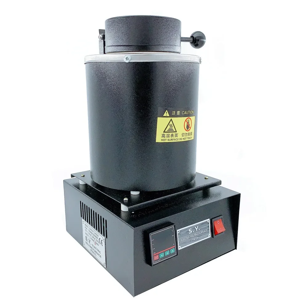 

Gold Melting Furnace Machine 2kg Casting Refining Precious Metals Melts Gold Silver Copper Tin Aluminum