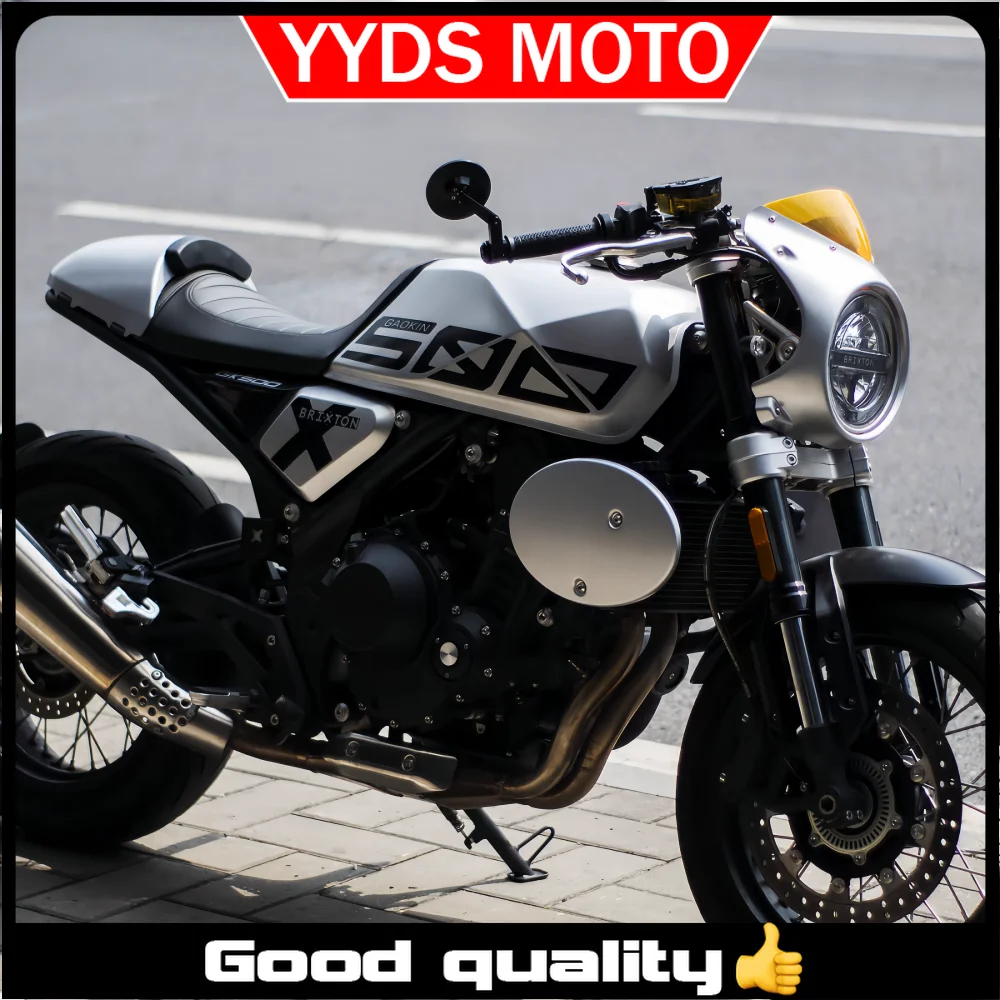【Good quality】Suitable for GK500 Brixton Crossfire 500 modified pig head cover headlight deflectorwindshield