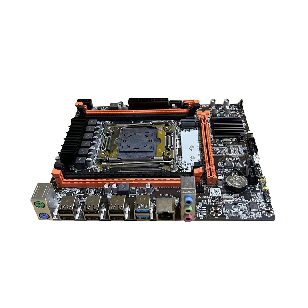 Imagem -03 - Placa-mãe X99h com Cabo de Comutação e Cabo Sata Lga2011-v3 Slot Ram Ddr3x4 M.2 Nvme Pci-e 3.0 X16 Sata 3.0 X16 e5 2666 X16