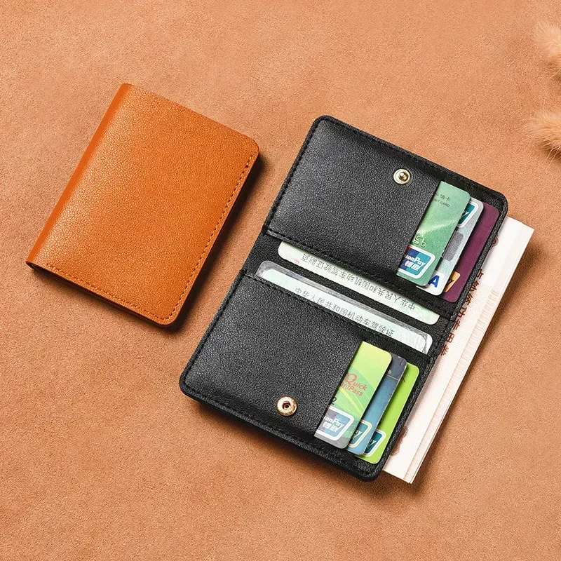 1Pc Card Bag Slim and Compact Bank ID Card Case Driver's License Wallet Simple and Anti Demagnetization Card Holder