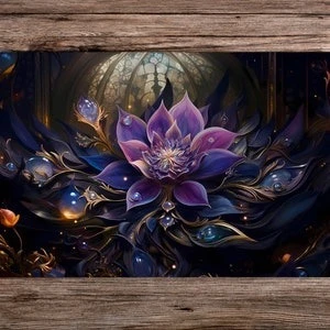 Gioiello Lotus Commander Masters 24 "x 14" Playmat Tappetino da gioco da tavolo Accessori per giocatori Gaming Pc Mouse Pad Scrivania Gaming Pad Tappeto