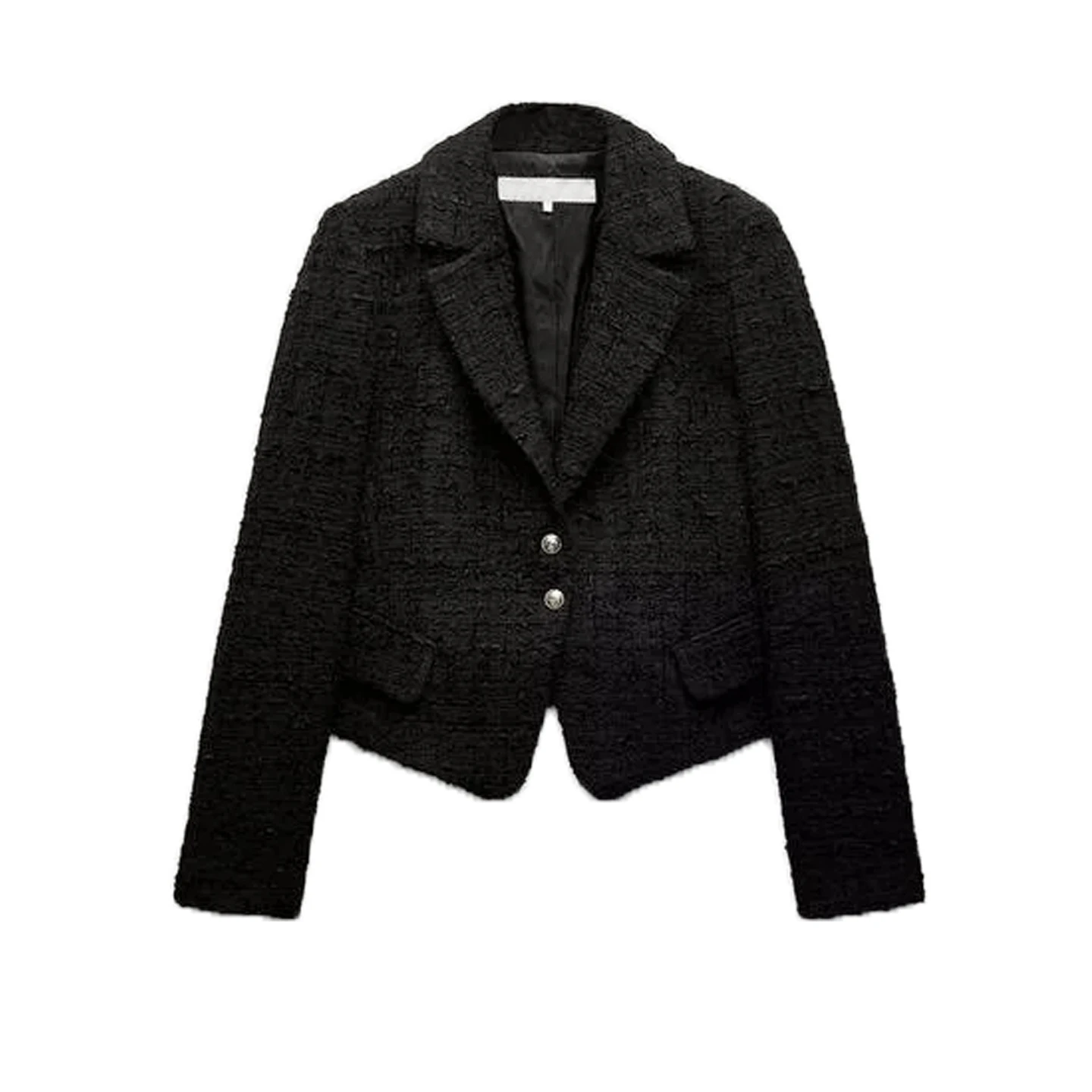 Autumn New Arrival Women's Tailored Texture Long Sve Buttoned Collar Suit Jaet Commute Sle Slim Fit Casual Polyester