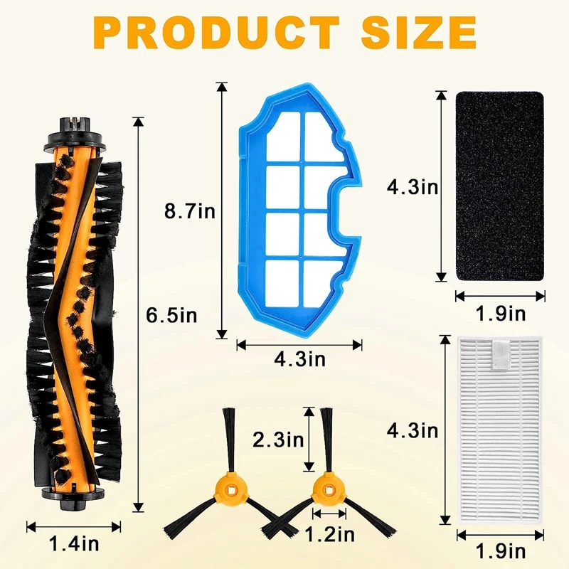 Акция! Запасные части для Ecovacs Deebot N79 N79S DN622 500 N79W N79SE Yeedi K600 K700, набор аксессуаров, фильтры, щетки