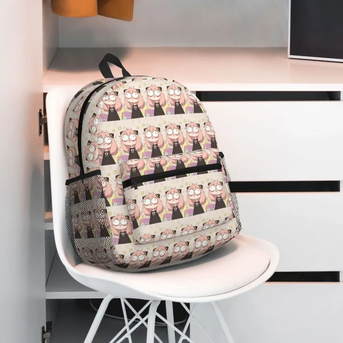

Spy X Family Cartoon Student Backpack School Bag Hiking Travel Daypack for Boys Girls Fashion Bookbag Shoulder Bags