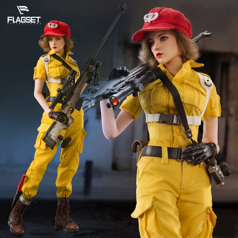 Viikondo-Boneca Chapeuzinho Vermelho do Exército, modelo feminino, Presente Militar, Soldado de Brinquedo, BBK012, 1/6 Action Figure, 12''