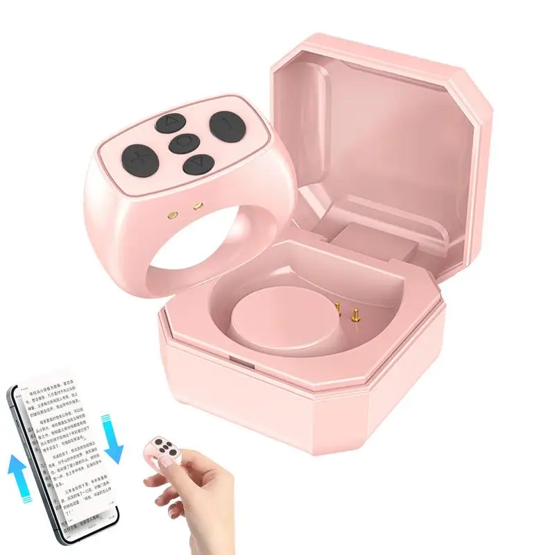 التحكم عن بعد App Page Turner كاميرا بلوتوث تسجيل الفيديو حلقات التمرير عن بعد للهواتف الذكية TIKtoks