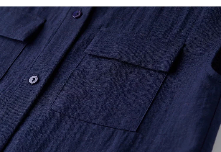 SENTUBILA Damen Büro-Bluse Ärmellos Modischer Reverskragen Bedruckter Schal Symmetrische Tasche Taillenbund Gerade Bluse 162CA5867 – Detail 37