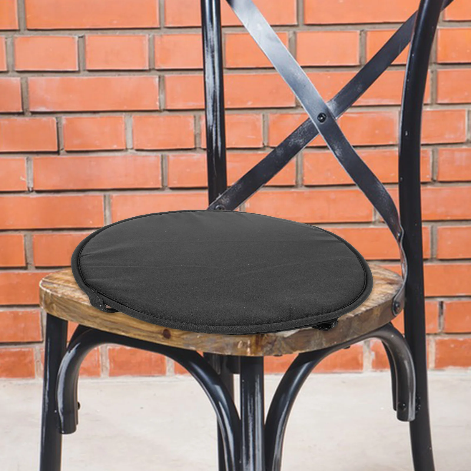 

1Pcs Round Thickened Sponge Seat Cushion 38Cm Dark Grey for Home Office Dining Chair Car Sofa Seat Cushion Desk Chair Pad