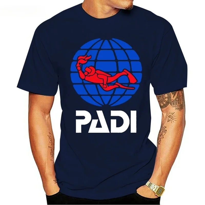 Midnite PADI T Shirt Summer Short Sleeve Cotton scuba driver padi T-Shirt Mans Tops Tees heavyweight Sweatshirt fashion