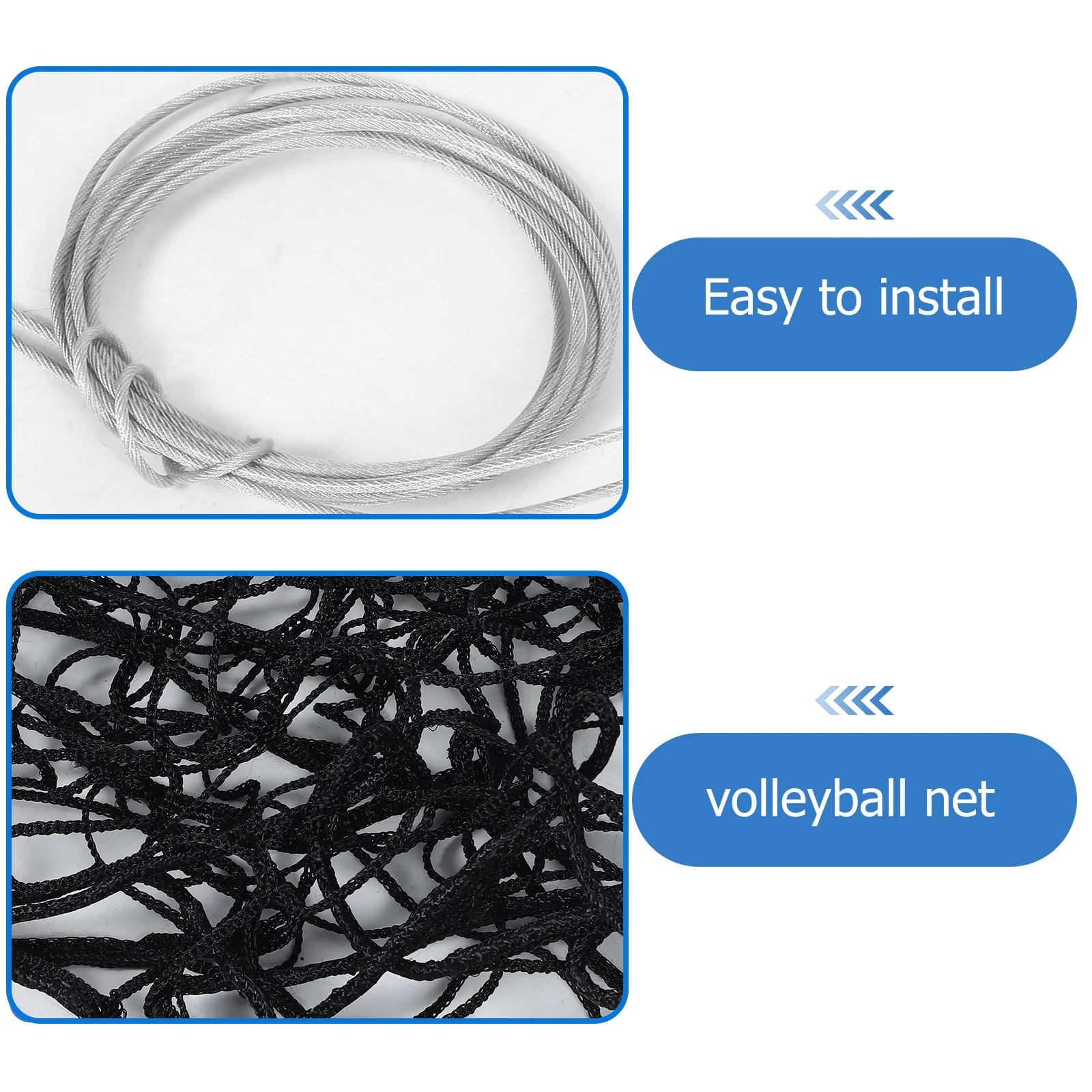 

Portable Volleyball Net Standard Size Heavy Duty Polyester Mesh For Beach Backyard Outdoor Sports Badminton Tennis