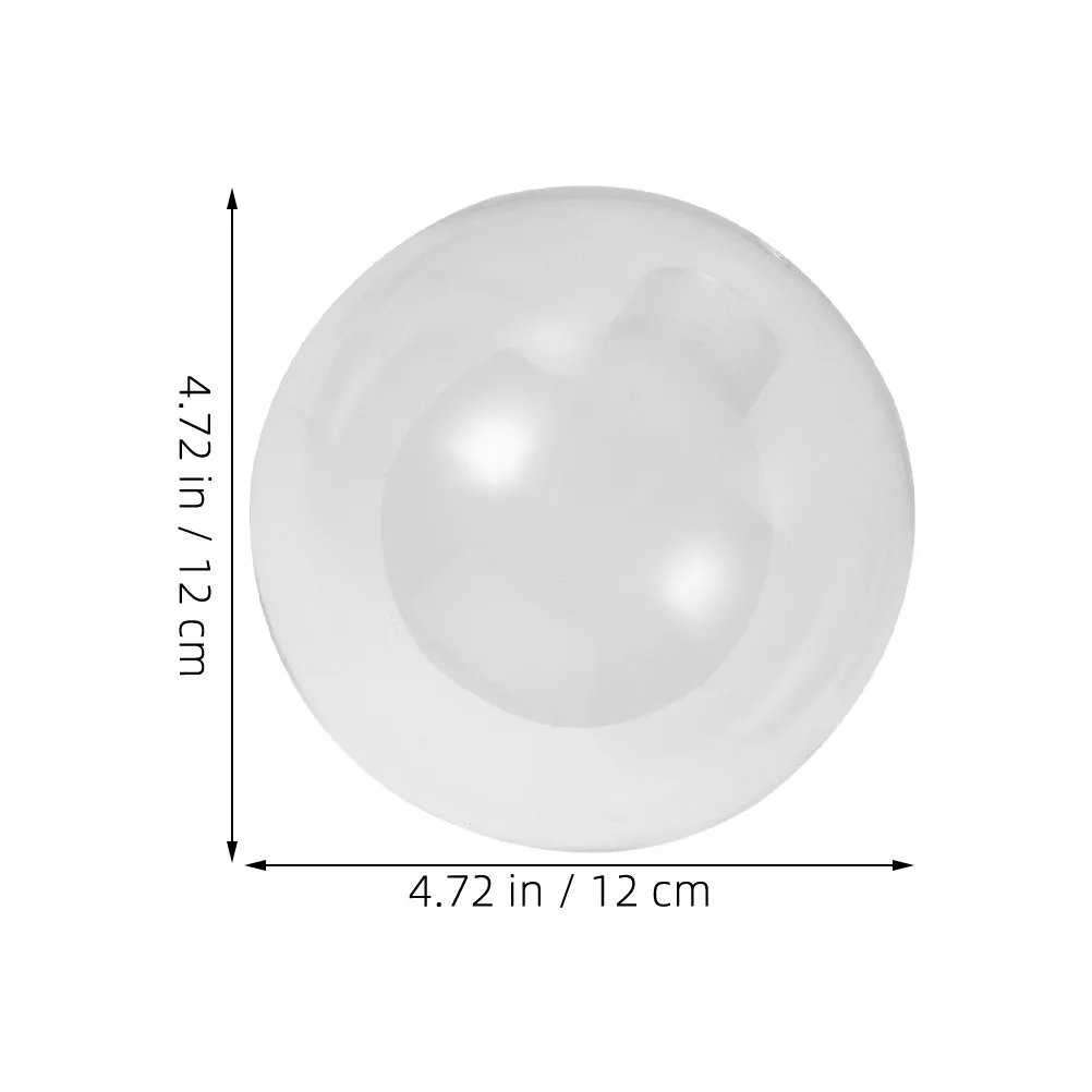 G9 Transparent Double Layer Round Glass Globe Lampshade Modern Nordic Style Ball Light Replacement for Wall Sconces Table Lamp