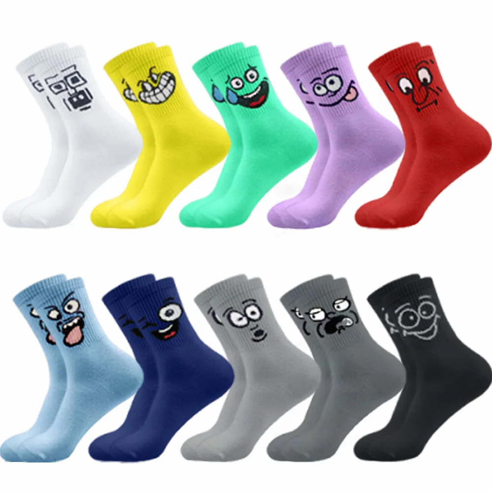 Women's Socks Japanese Fashion New Spring Summer Female Simple Socks Soft Breathable Absorb Sweat Fresh Colorful Socks