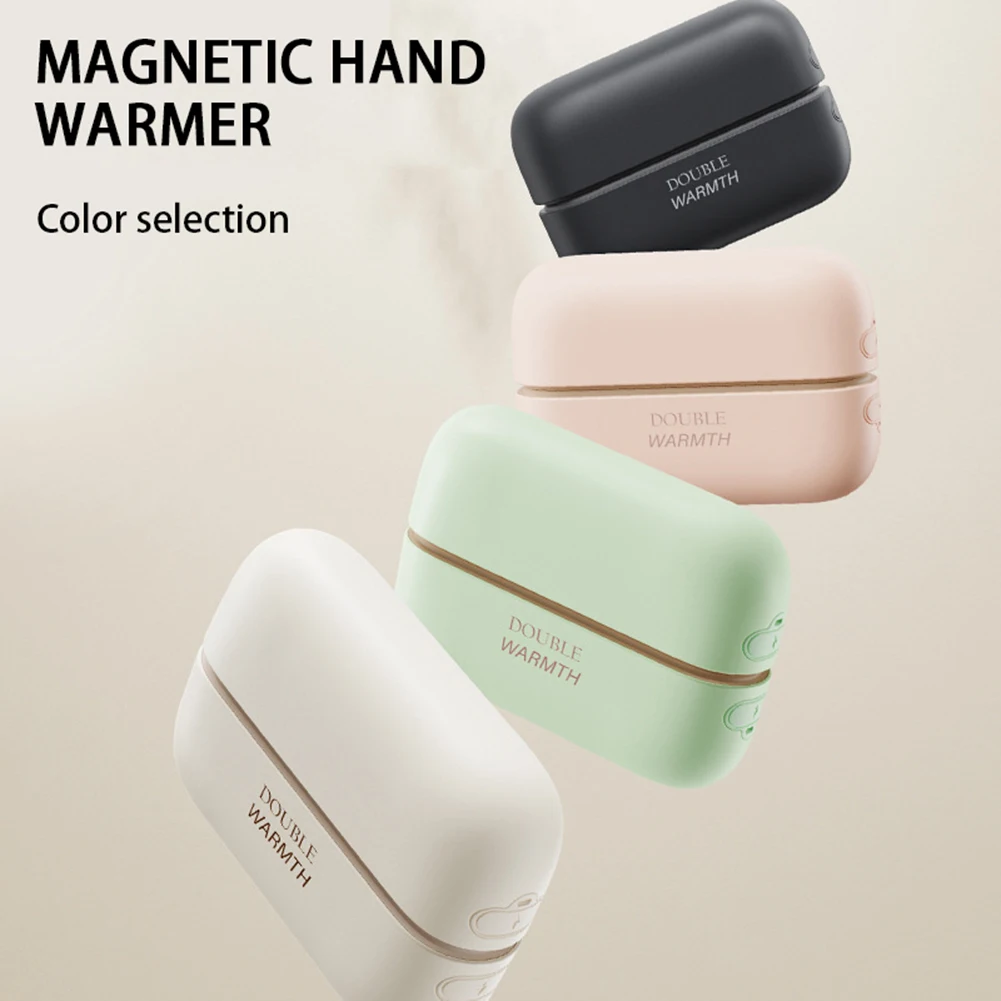 

3000mah Magnetic Electric Handwarmer Quick Heating Hand Keep Warm Tool Present For Family Friends