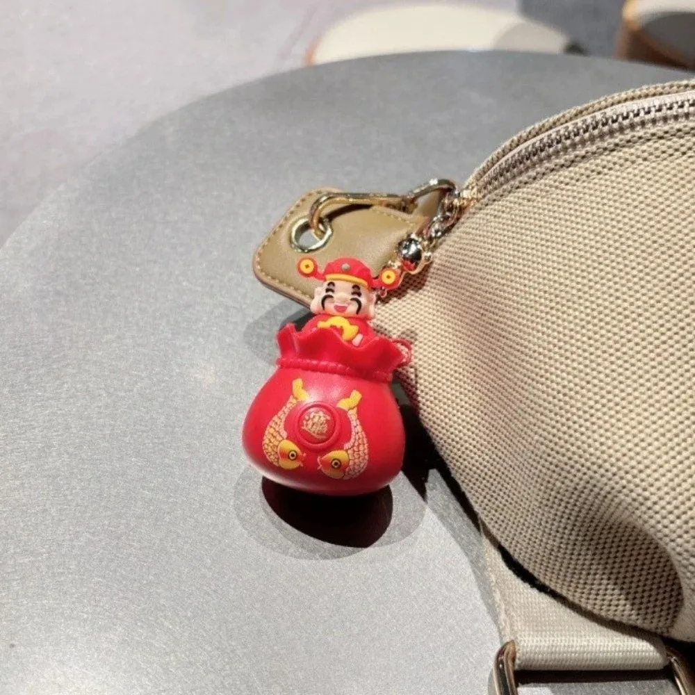 السنة الصينية الجديدة الثروة الله صوت المفاتيح الصحافة صوت نعمة حقيبة الصينية الله صوت كيرينغ حقيبة بنقوش كرتونية لعبة معلقة #2