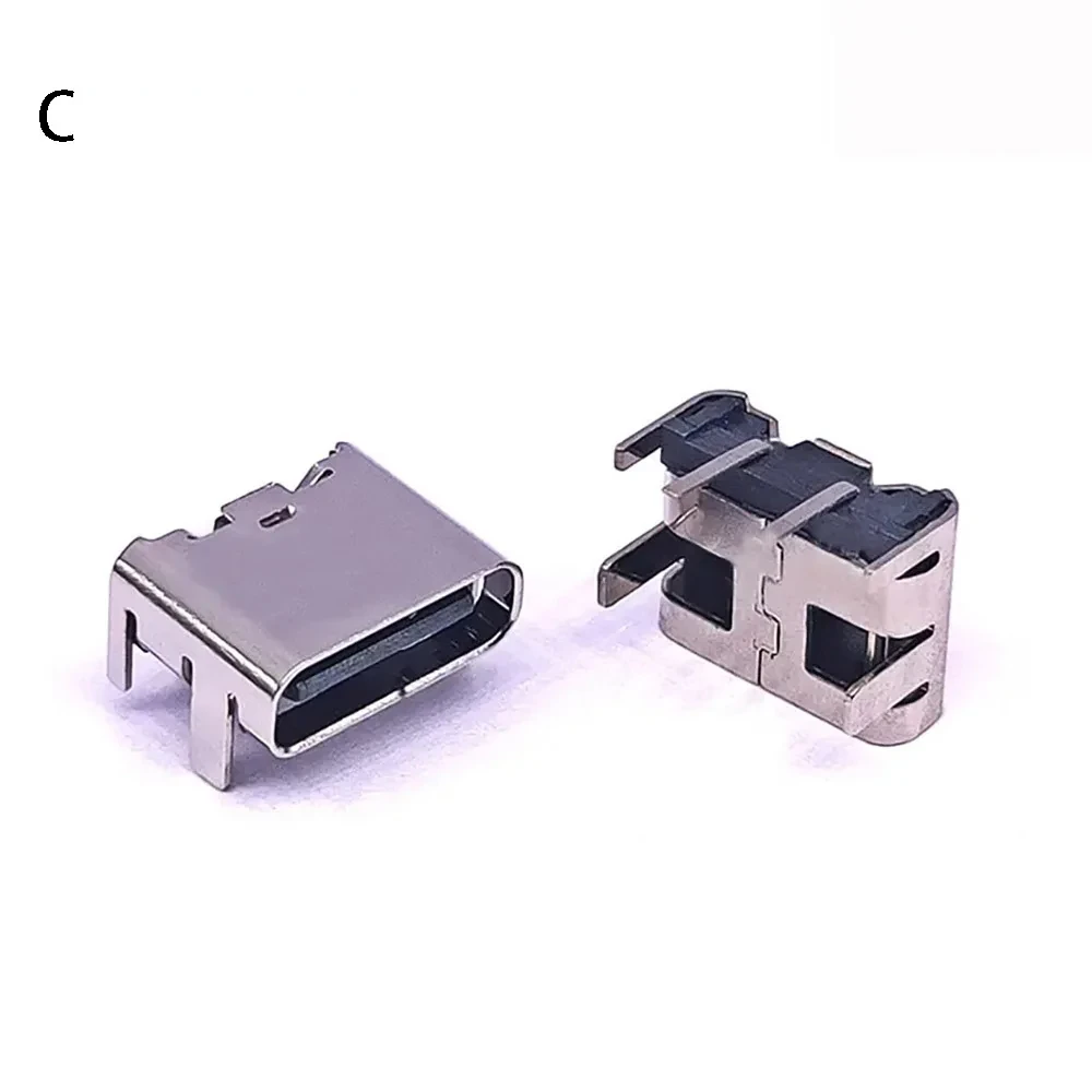 5 Stück Micro-USB 2-Pin 90/180 Grad Horizontal Vertikal B-Typ C Buchse Micro-USB-Anschluss 2-Pin Ladebuchse Steckverbinder – Detail 2