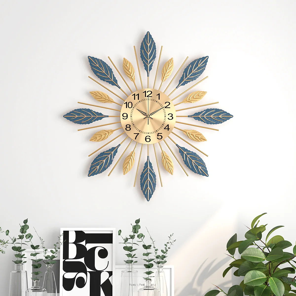 Peacock Creative Wall Clock for Home Decoration, Simple Living Room