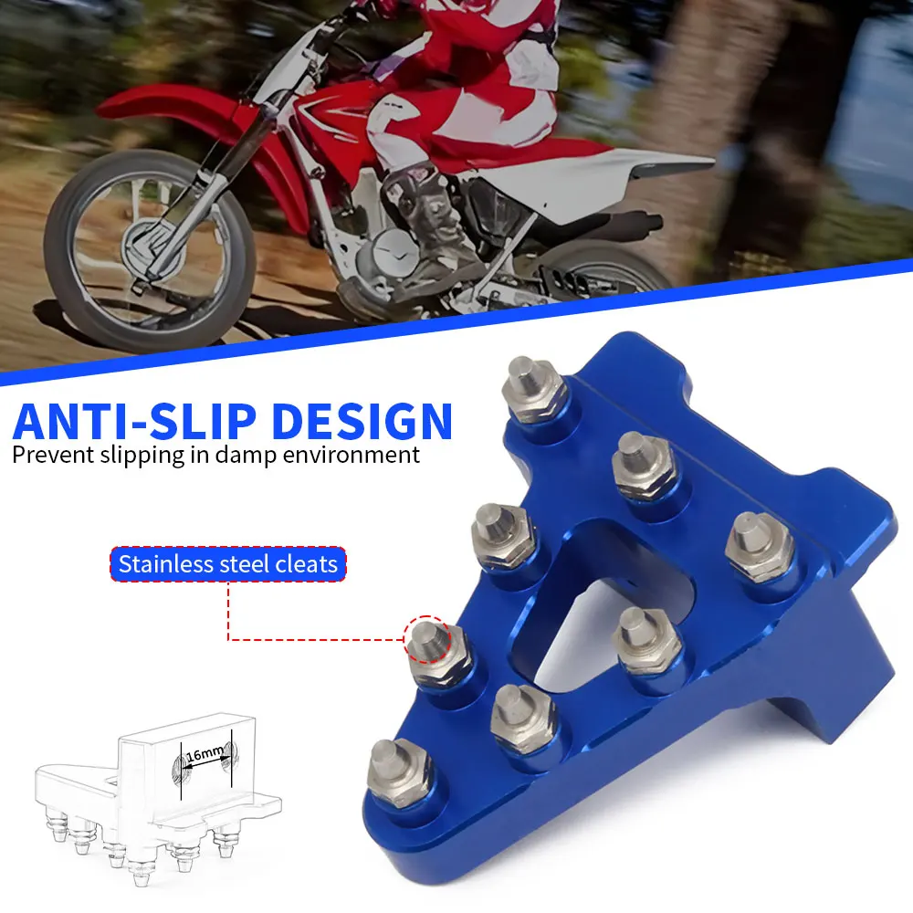 Motorcycles CNC Rear Brake Pedal Step Tips Aluminum For HONDA CRF50 XR50 SSR SDG TAO  Pitster Pro Coolster Demon X WPB Orion