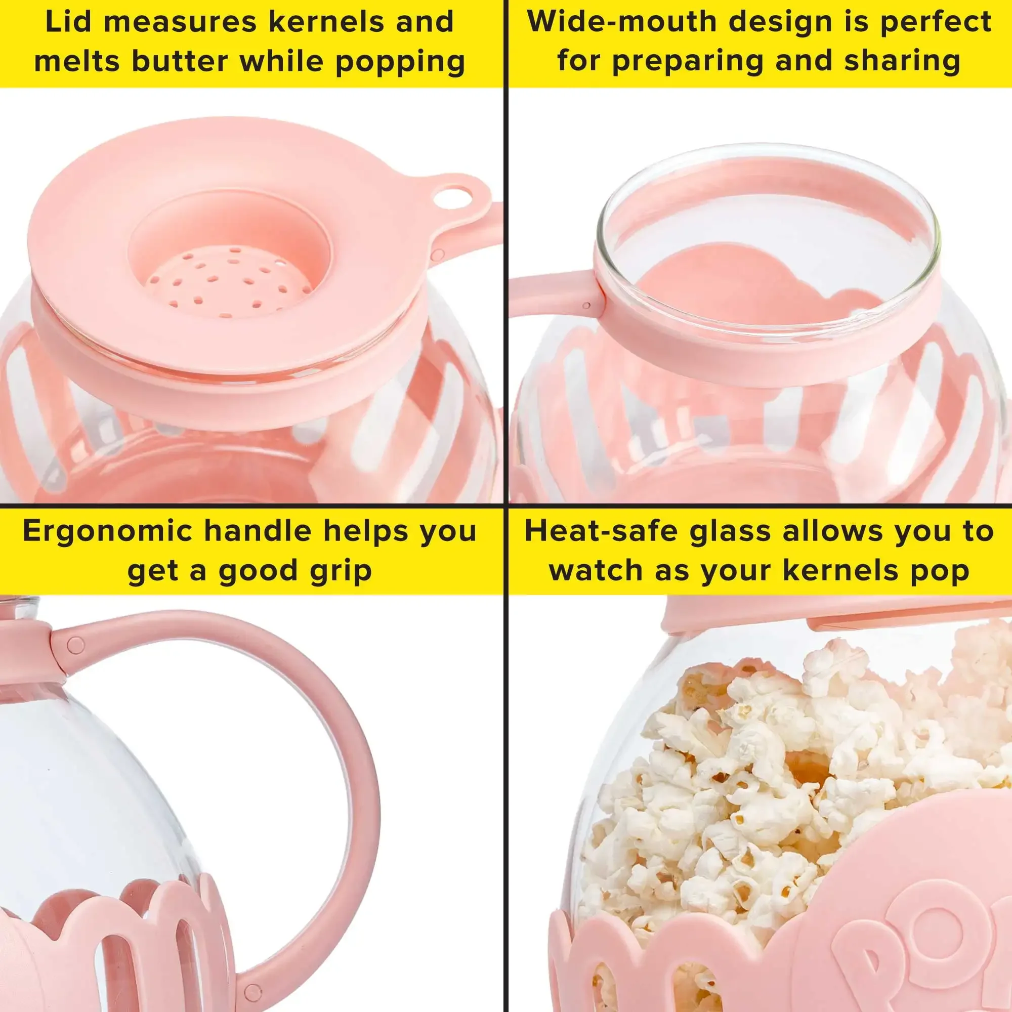 Cotton Candy popper per popcorn a microonde gusto famiglia 3QT