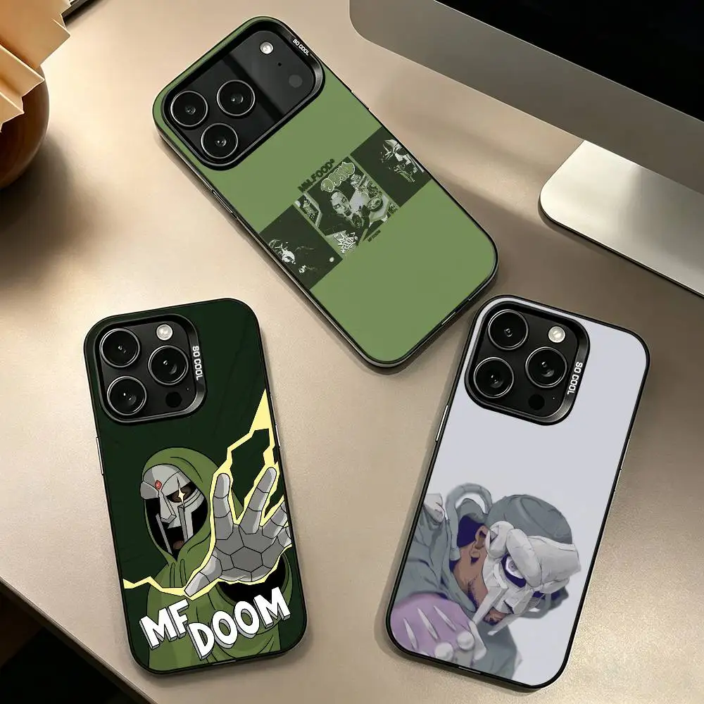 

Singer MY-Dooms Rapper Phone Case For iPhone 17,16,15,14,13,12,11 Plus,Pro Max,XS,Colorful Silver Phone case Funda Cover