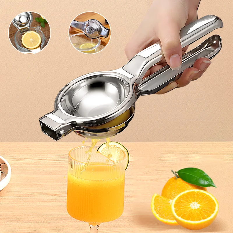 Edelstahl Zitrone Entsafter Squeezer Saft Obst Drücken Zitrus Orange Entsafter Zitrone Presse Maschine Tragbare Küche Werkzeug