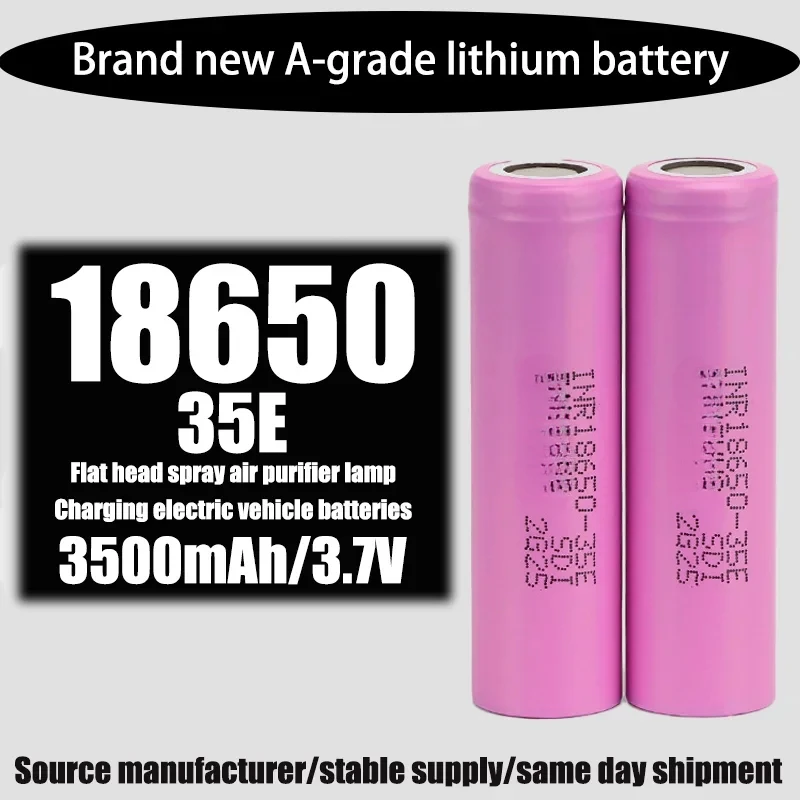 100% original 18650 3500mah 20A entladung inr18650 35E 3500mah 18650 Li ionen batterie 3,7 V akku