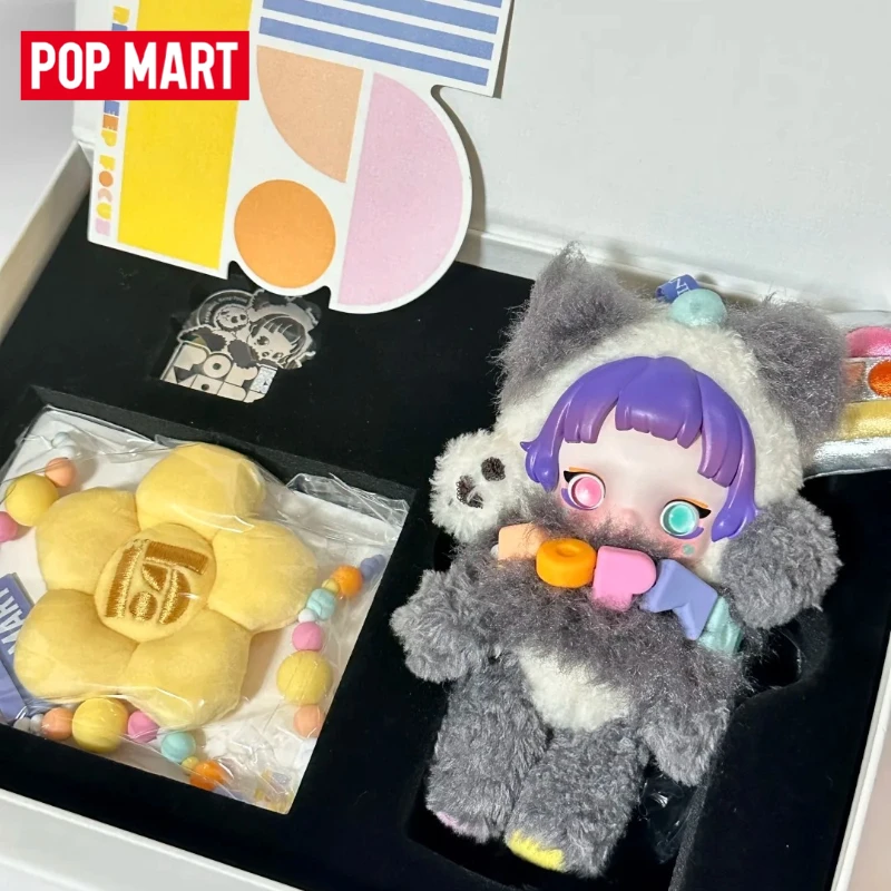 

genuine POP MART SKULLPANDA Lazy Panda 15th Anniversary Gift Box Set Beautiful display doll commemorative gift