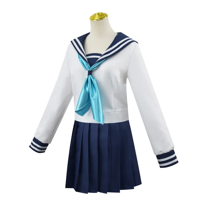 Noko shikanoko cosplay kostüm perücke anime mein hirsch freund nokotan kleid schuluniform jk sailor rock kopf bedeckung torako koshi frauen