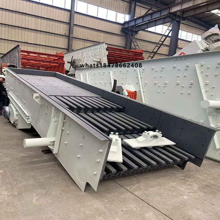 GZ Series Electromagnetic Mining Linear Grizzly Vibrating Feeder Machine Heavy Duty Equipment for Ore Stone Quarry Crusher Plant