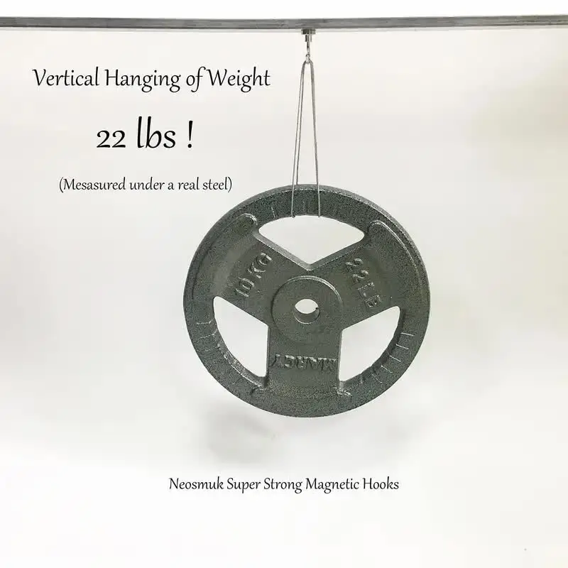 1pcs Super Strong Magnetic Hooks, 25Lbs Heavy Duty Magnetic Hooks For Hanging, Magnet Hooks For Cruise Ship, Camping Grill, Kit