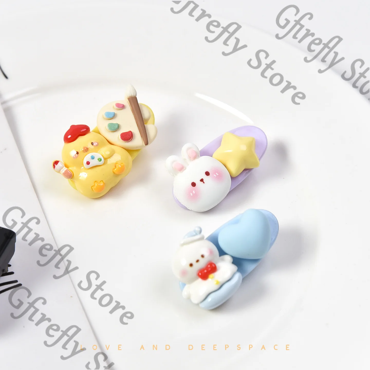 

Love and Deepspace Rafayel Zayne Xavier Anime Hair Clip Cosplay Amulet Mascot Headwear Headdress Cartoon Ornaments Gift