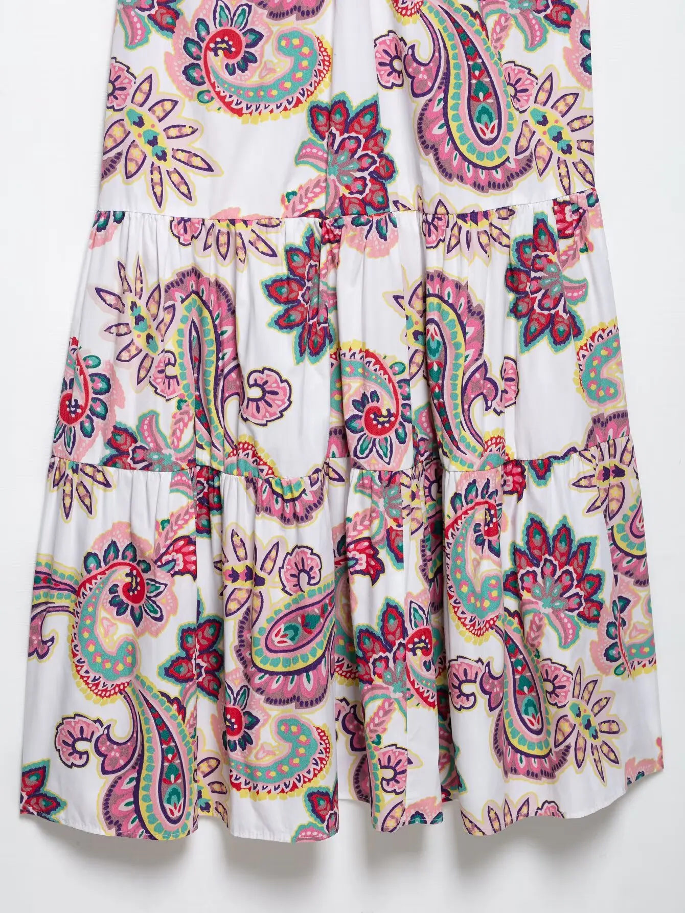 KONDALA, vestido Midi estampado de vacaciones para mujer, vestido largo con huecos cruzados en la cintura, nueva moda de verano 2021, vestido informal bohemio de calle alta