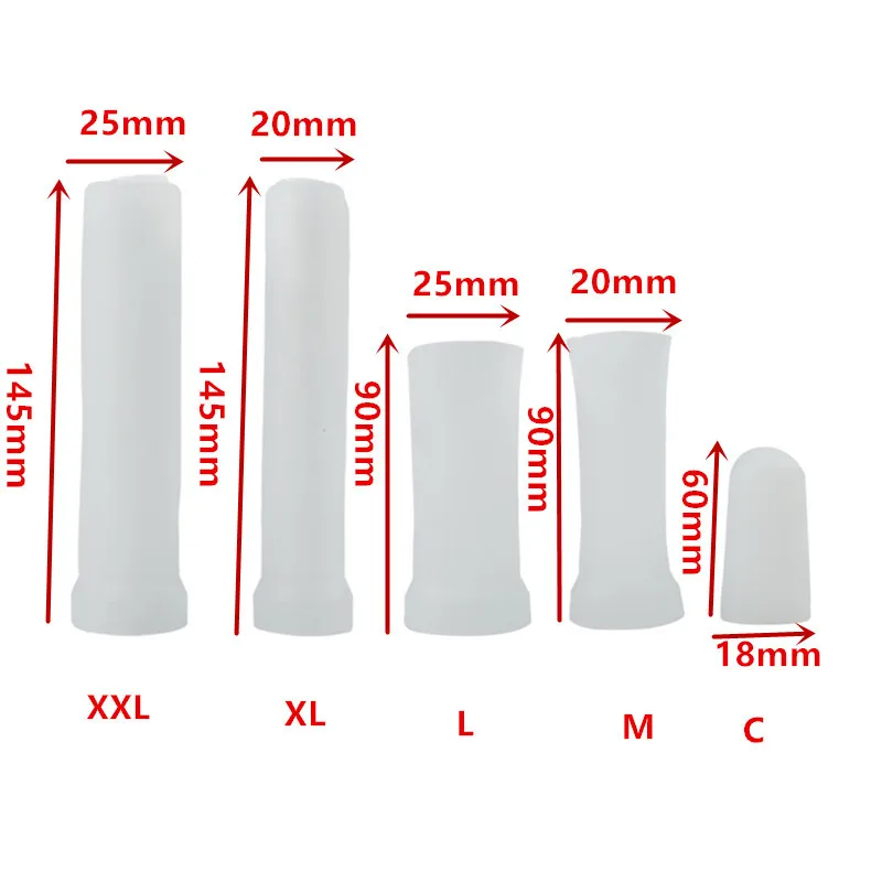 2026 HOT! Sleeves For Penis Vacuum Cup Glans Cap Adult Supplies Silicone Genital Sleeve Clamping Sleeve Glans Protector Cap