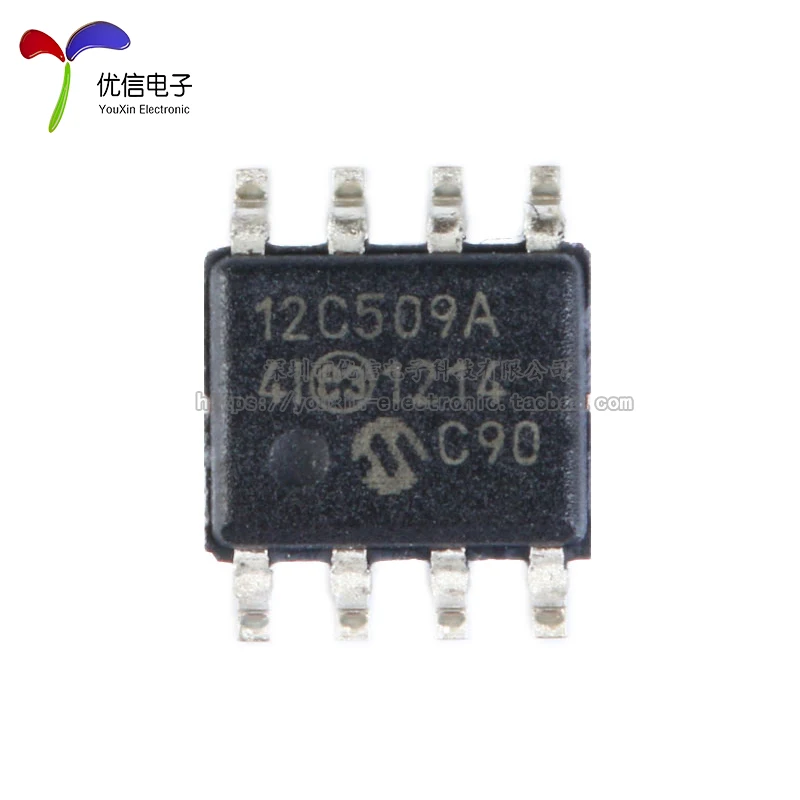 10PCS original genuine patch PIC12C509A-04I/SM SOIC-8 microcontroller / 8-bit chip