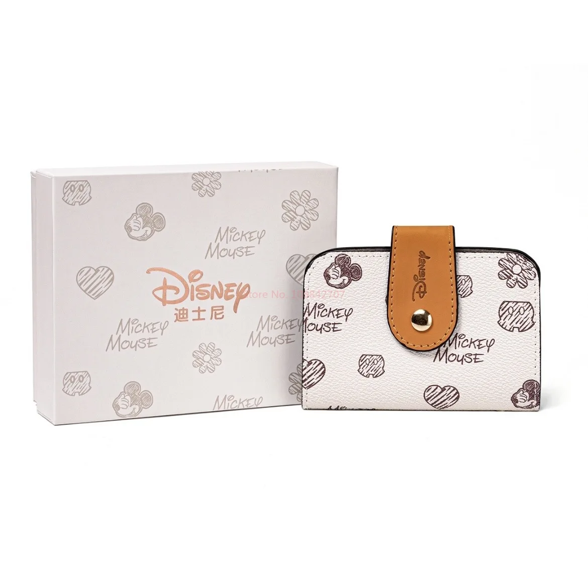 Disney Cartoon Print Card Bag Ladies Money Clip Sleeve Cute Coin Purse Delicate Children\'S Bag Ladies Whole Bag Gift